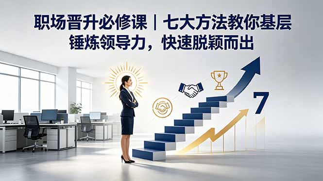付费文章：职场晋升必修课｜七大方法教你基层锤炼领导力，快速脱颖而出-轻创资源网