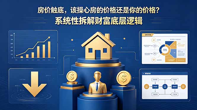 付费文章：房价触底，该操心房的价格还是你的价格？系统性拆解财富底层逻辑-轻创资源网