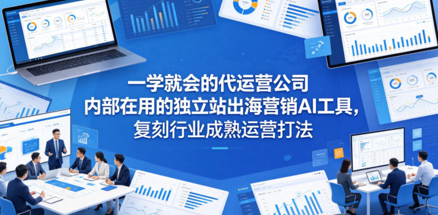 一学就会的代运营公司内部在用的独立站出海营销AI工具，复刻行业成熟运营打法-轻创资源网
