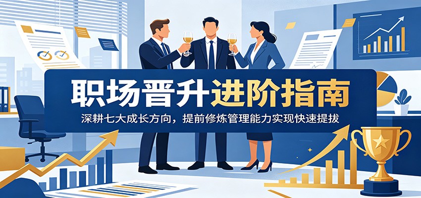 职场晋升进阶指南：深耕七大成长方向，提前修炼管理能力实现快速提拔-轻创资源网