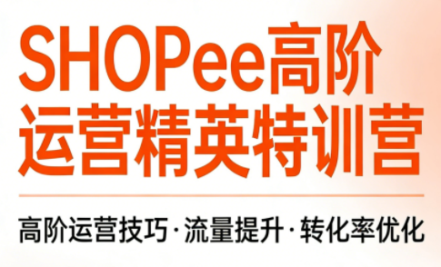 梦凡老师·Shopee虾皮高阶运营课程(更新5月)-轻创资源网