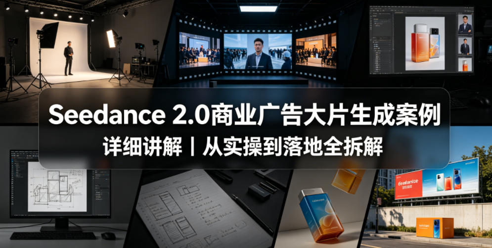 Seedance 2.0商业广告大片生成案例详细讲解｜从实操到落地全拆解-轻创资源网