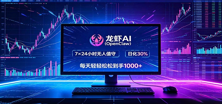 龙虾AI(OpenClaw)全自动挂机，智能操控电脑高效执行任务，每天轻松到手四位数-轻创资源网